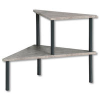 KÜCHENREGAL  - Grau, Basics, Holzwerkstoff/Metall (53/38/38cm) - Kesper