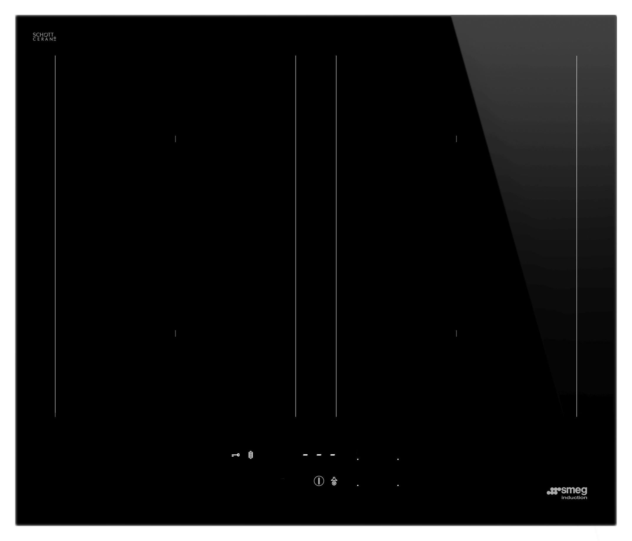 INDUKTIONSKOCHFELD SIM3644D  - Schwarz, Basics, Glas (60/51cm) - SMEG
