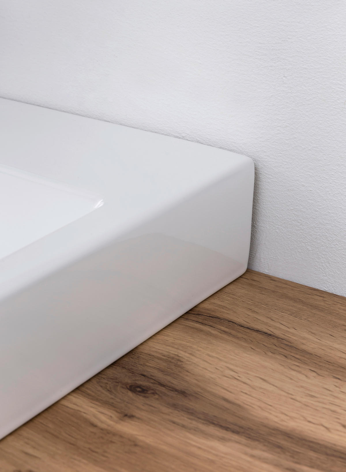 WASCHTISCHKOMBI 105 cm  - Weiss/Eiche Wotan, Modern, Keramik/Holzwerkstoff (105cm) - Held