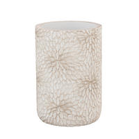 ZAHNPUTZBECHER MONTALFANO  - Beige/Weiß, Basics, Kunststoff (7,5/10/7,5cm) - Wenko