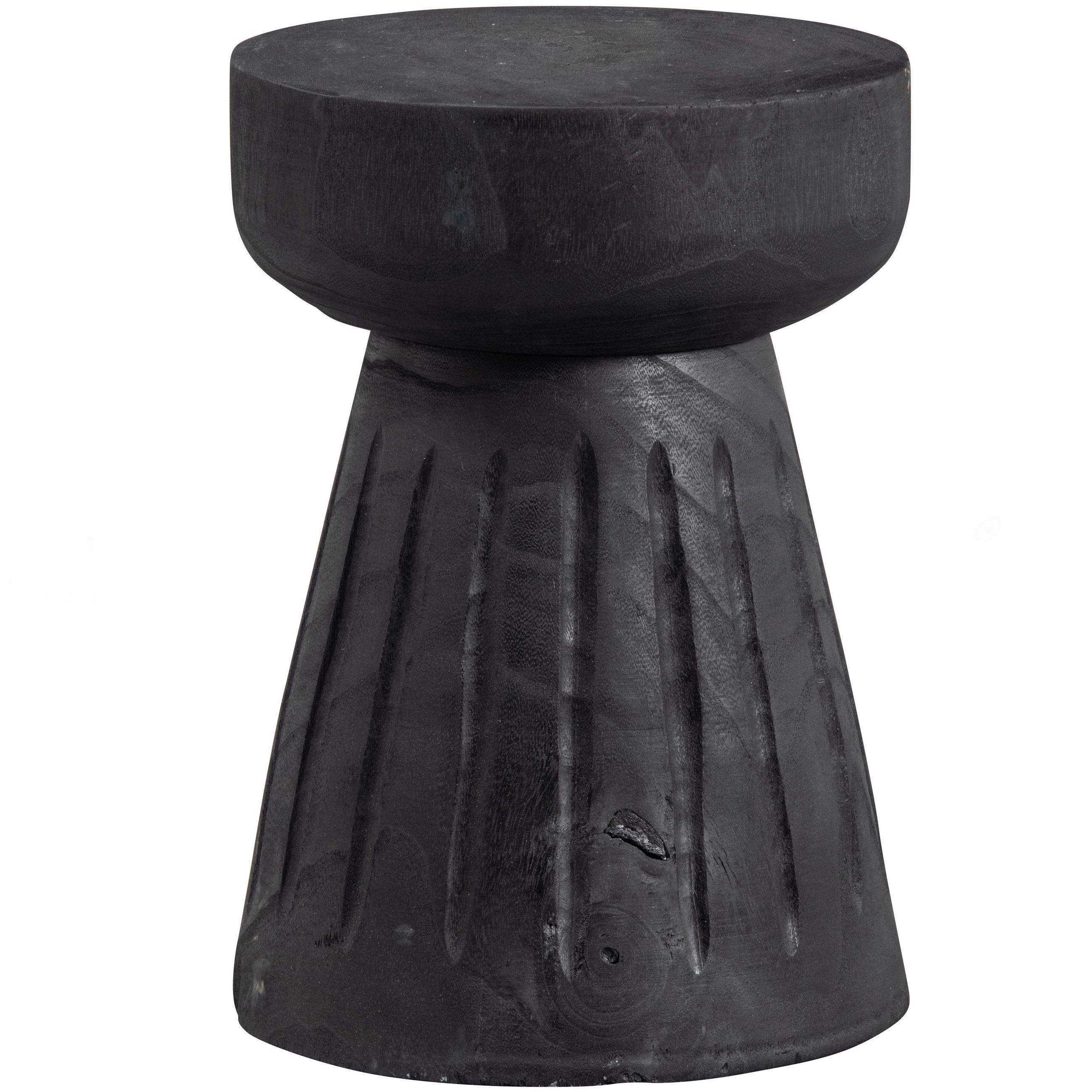 Livetastic Hocker Collection Schwarz 28x40x28 cm