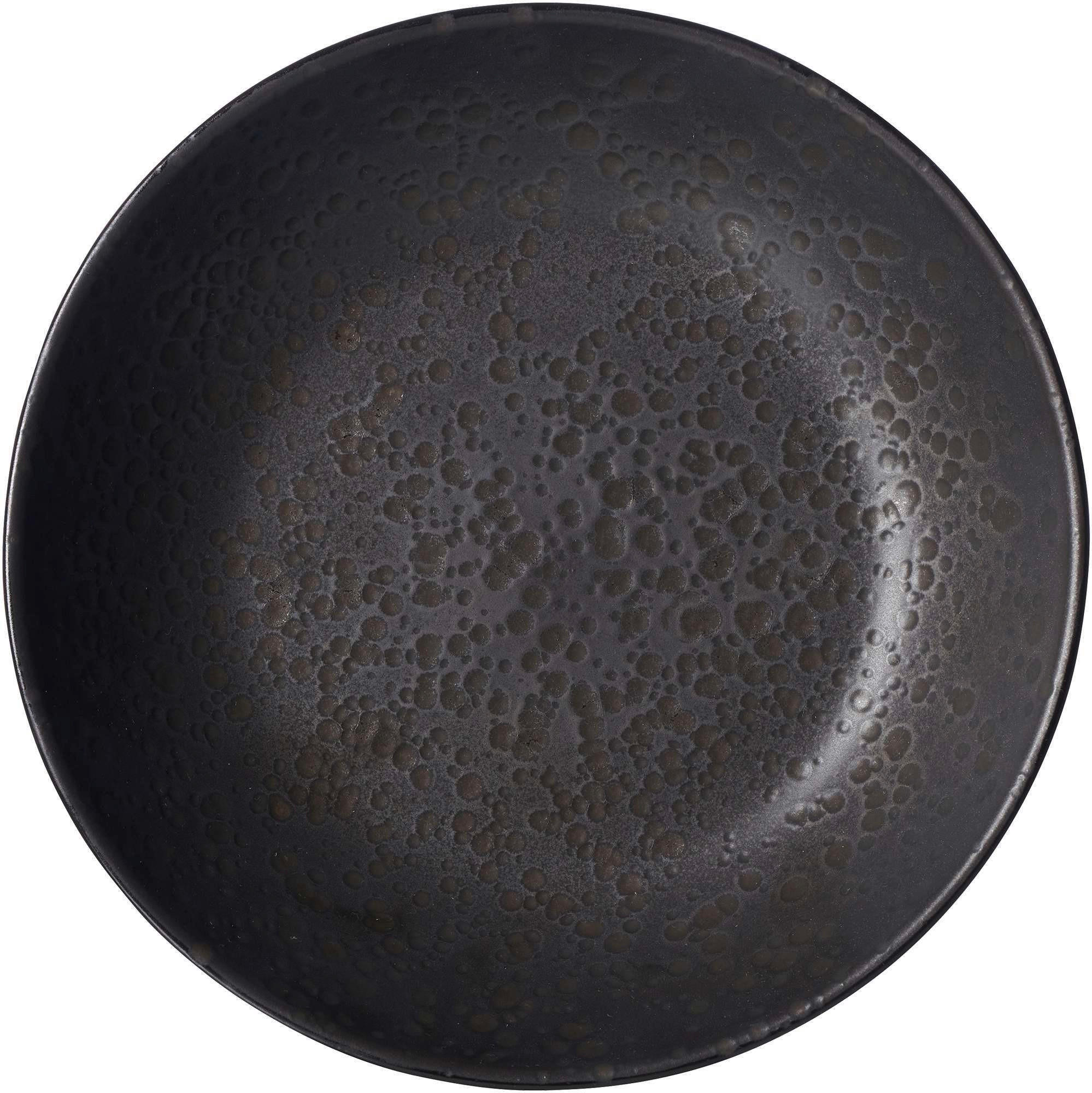 SUPPENTELLER Schwarz Steinzeug Kitwe  - Schwarz, Basics, Keramik (20/20/5cm) - Ritzenhoff Breker