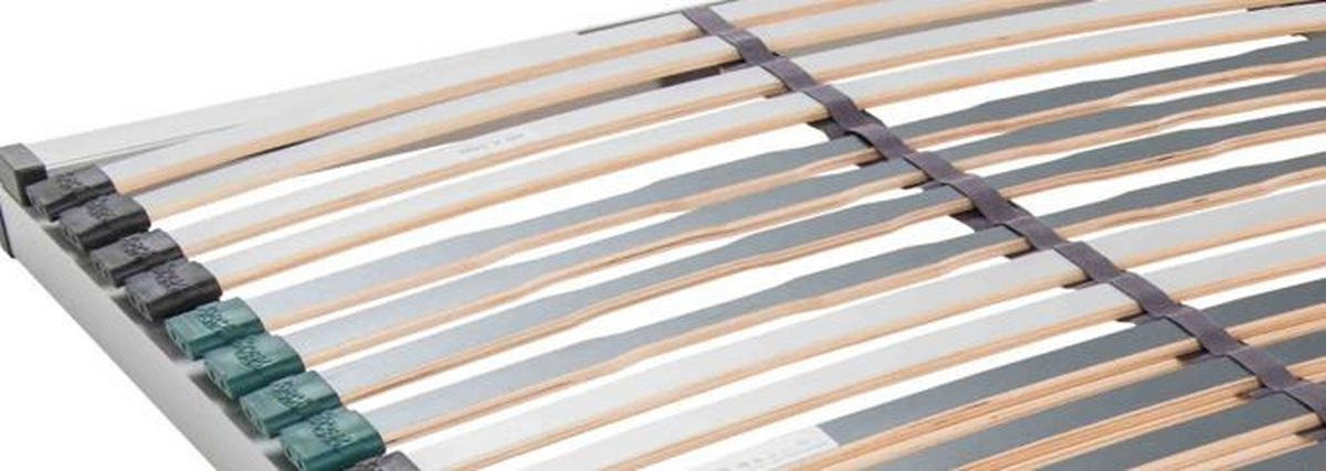 LATTENROST 120/200 cm Birke, Buche  - Anthrazit/Silberfarben, Basics, Holz (120/200cm) - Livetastic