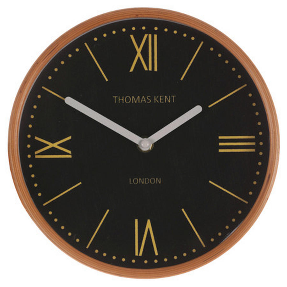 NÁSTĚNNÉ HODINY, 22 cm - Design, kompozitní dřevo (22cm)