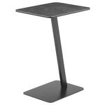 BEISTELLTISCH in Metall, Glas, Keramik 40/30/55,5 cm  - Schwarz/Grau, Basics, Glas/Keramik (40/30/55,5cm) - Xora