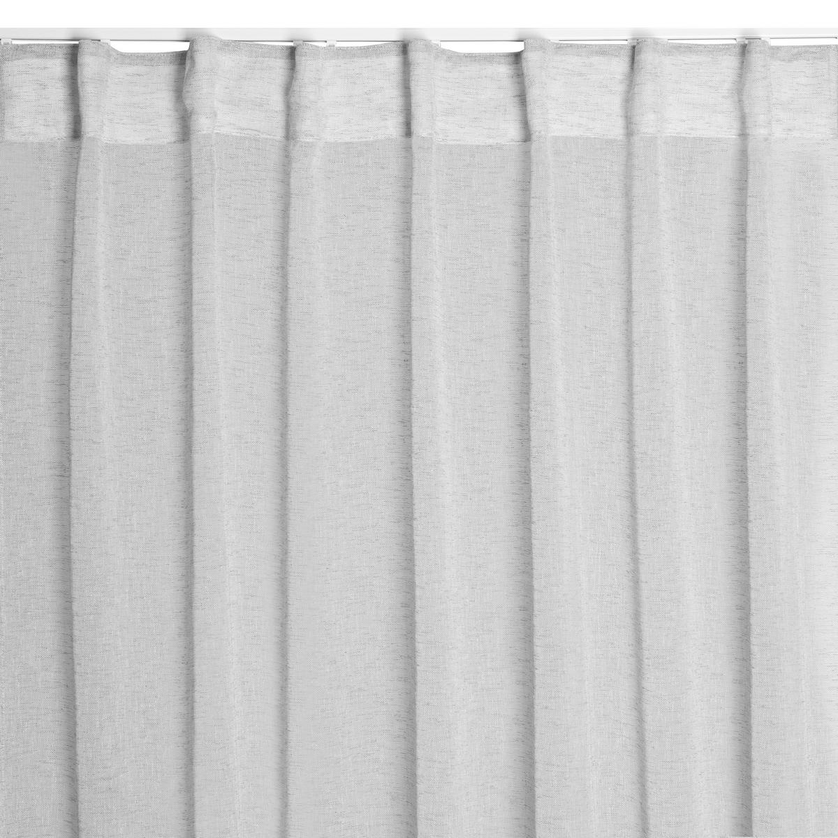 FERTIGVORHANG transparent  - Grau, Basics, Textil (140/240cm)