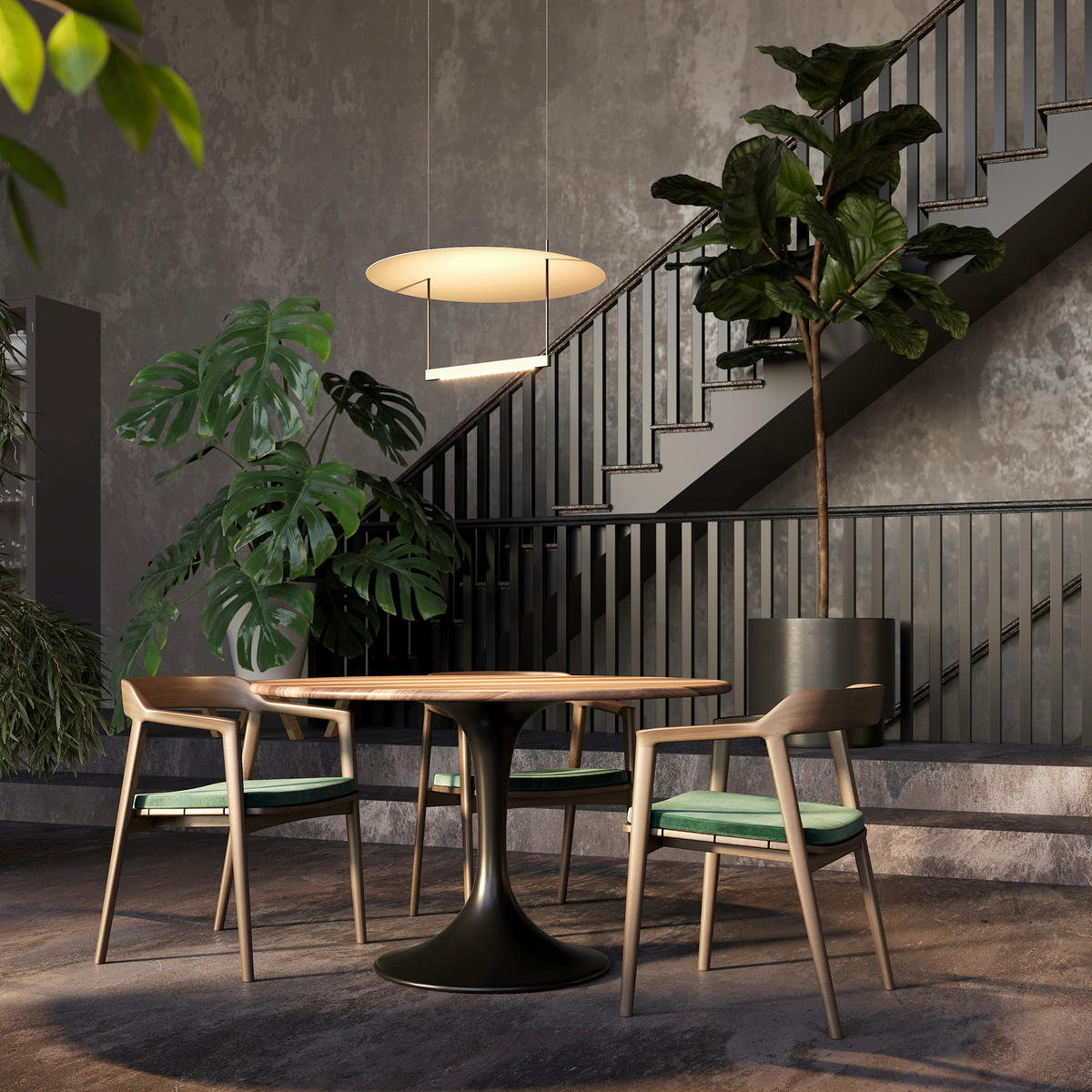 PENDELLAMPA Ambience 60/334.6 cm  - vit/svart, Design, metall (60/334.6cm) - MAYTONI