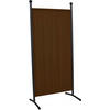 SICHTSCHUTZ - Braun/Grau, Basics, Textil/Metall (82/178/51cm) - Boxxx