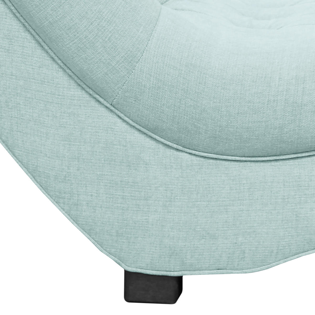 RELAXLIEGE Mikrofaser Pastellblau  - Pastellblau/Schwarz, Design, Kunststoff/Textil (67/90/159cm) - P & B