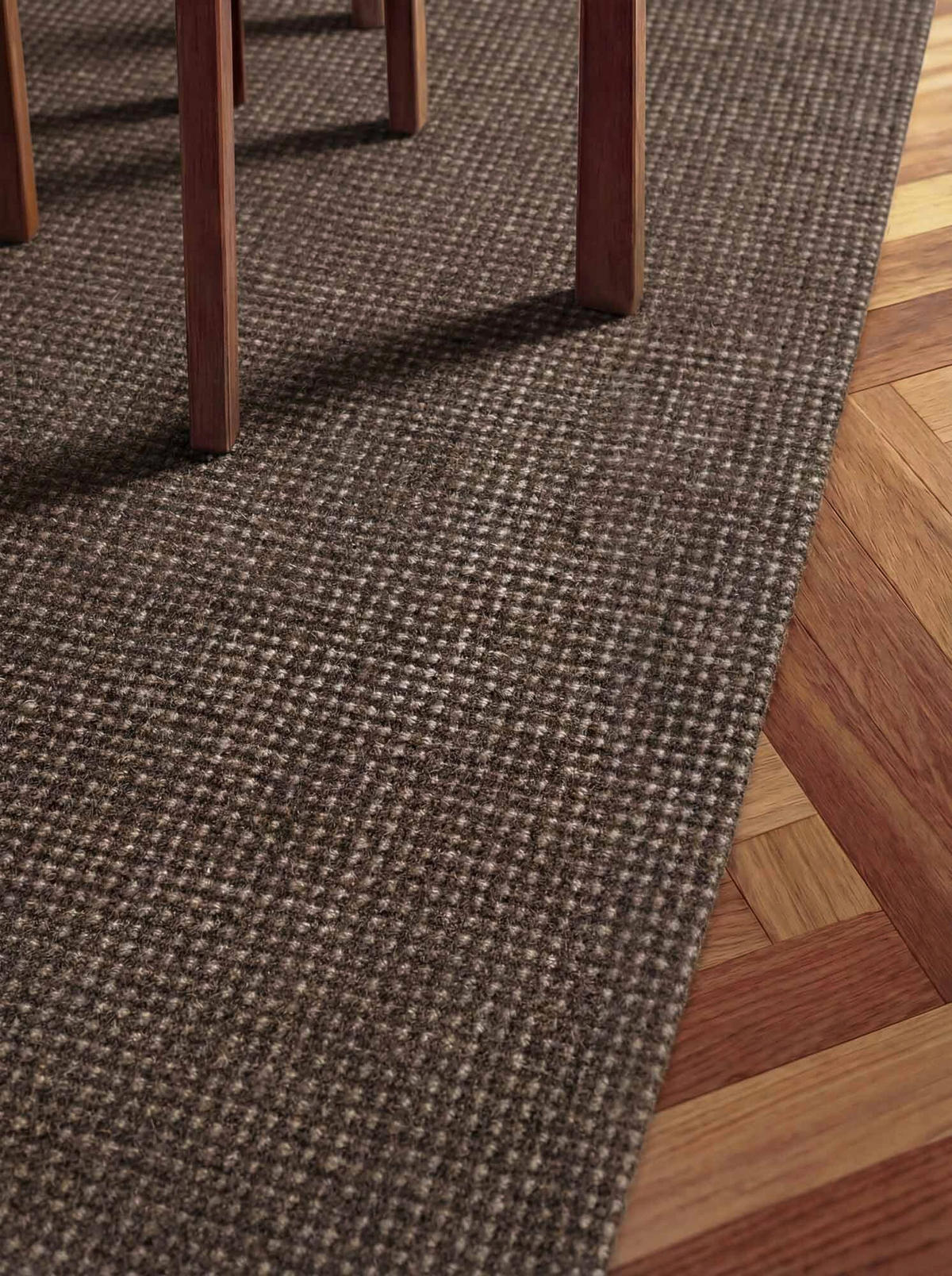 WOLLTEPPICH 120/170 cm Greenwich Braun rechteckig  - Braun, Basics, Textil (120/170cm) - Ted Baker