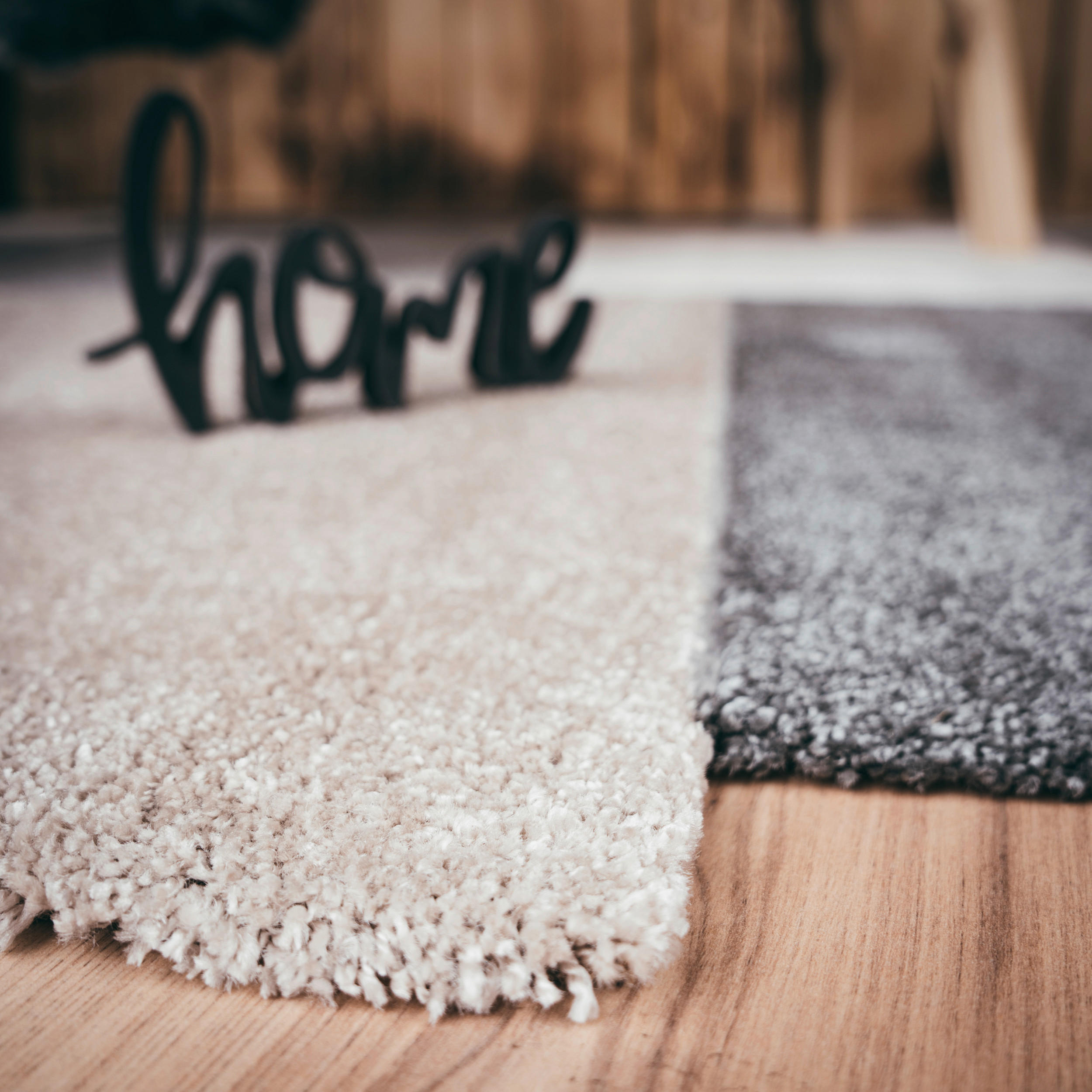 COVOR CU ȚESĂTURĂ PLATĂ My Frisco  - gri, Basics, textil (160/230cm)