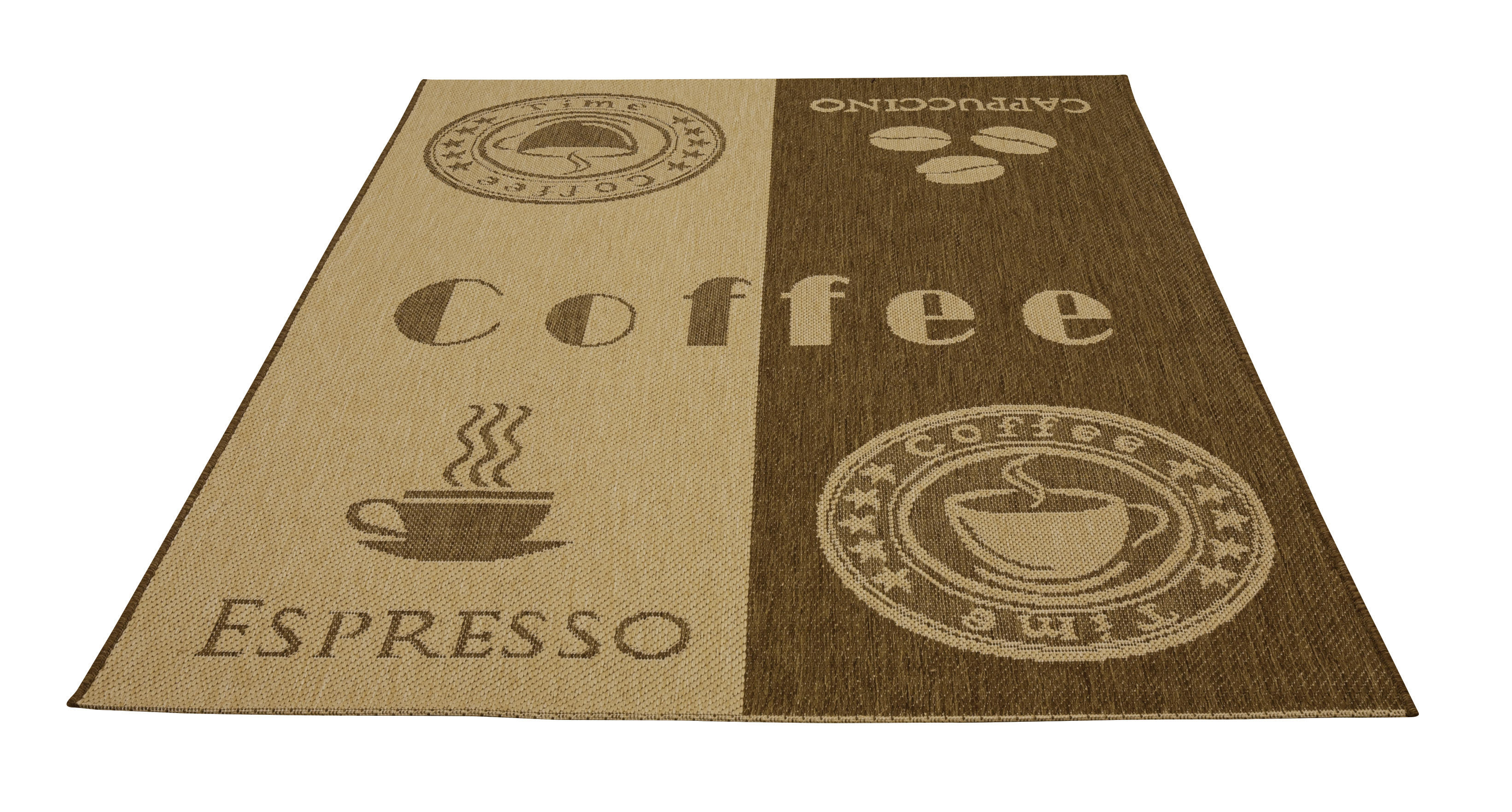 TKANA PREPROGA NATURE COFFEE   tkano  rjava, bež  - bež/rjava, Trendi, tekstil (60null) - Boxxx