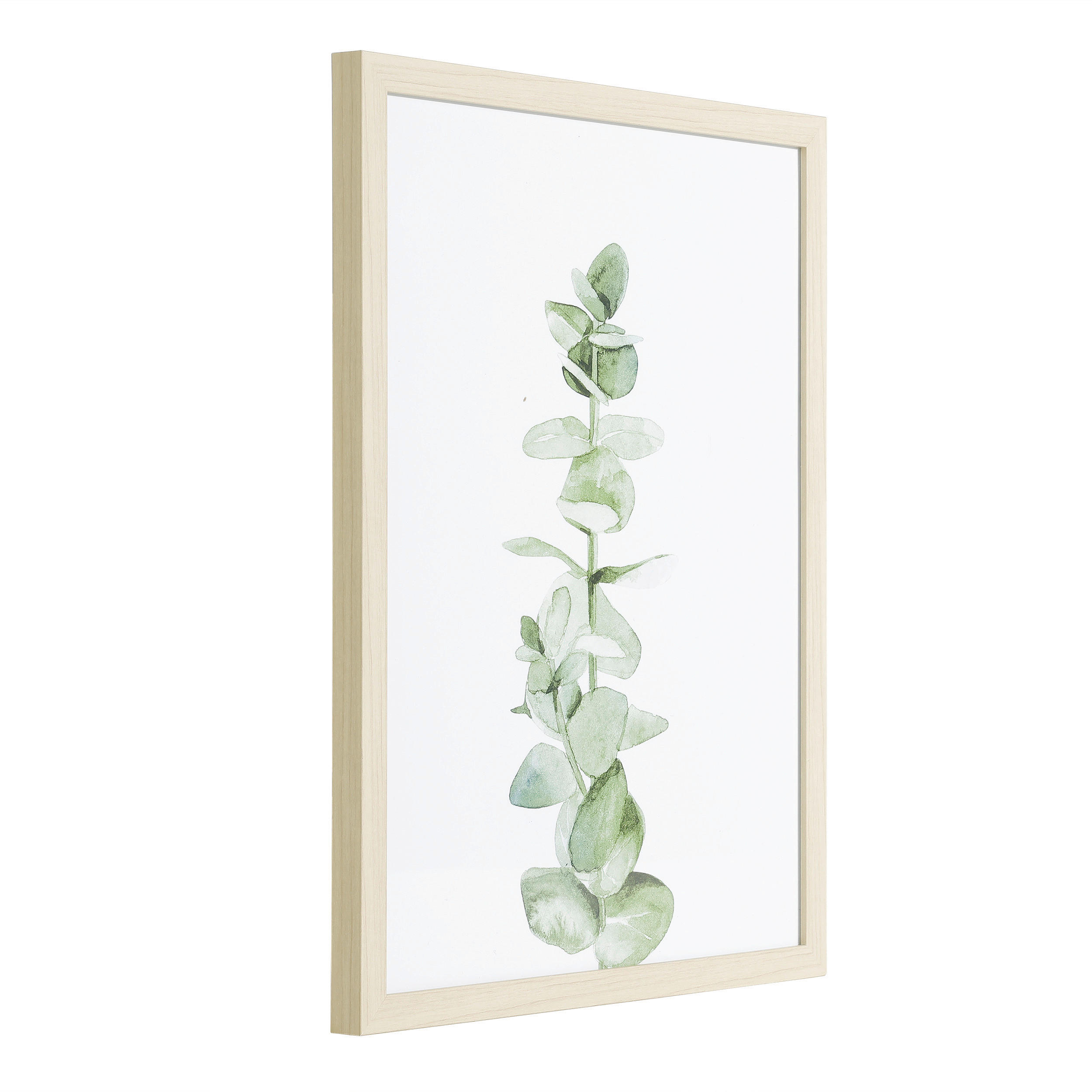 DRUCKGRAFIK - Eichefarben/Weiß, Trend, Glas/Papier (32,2/1,9/42,2cm) - Eglo