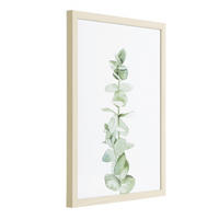 DRUCKGRAFIK - Eichefarben/Weiß, Trend, Glas/Papier (32,2/1,9/42,2cm) - Eglo