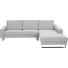 WOHNLANDSCHAFT in Textil Grau - Chromfarben/Grau, Design, Textil/Metall (266/192cm) - Erpo WOHNLANDSCHAFT in Textil Grau - Chromfarben/Grau, Design, Textil/Metall (266/192cm) - Erpo
