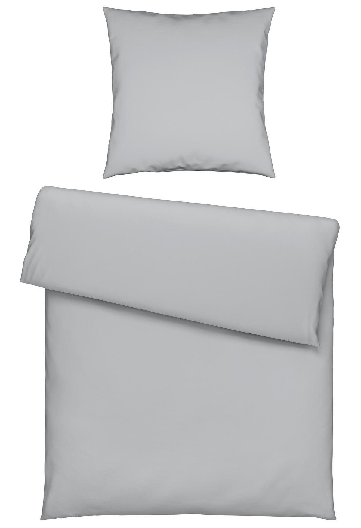 BETTWÄSCHE Renforcé 135/200 cm  - Grau, Textil (135/200cm) - Esposa
