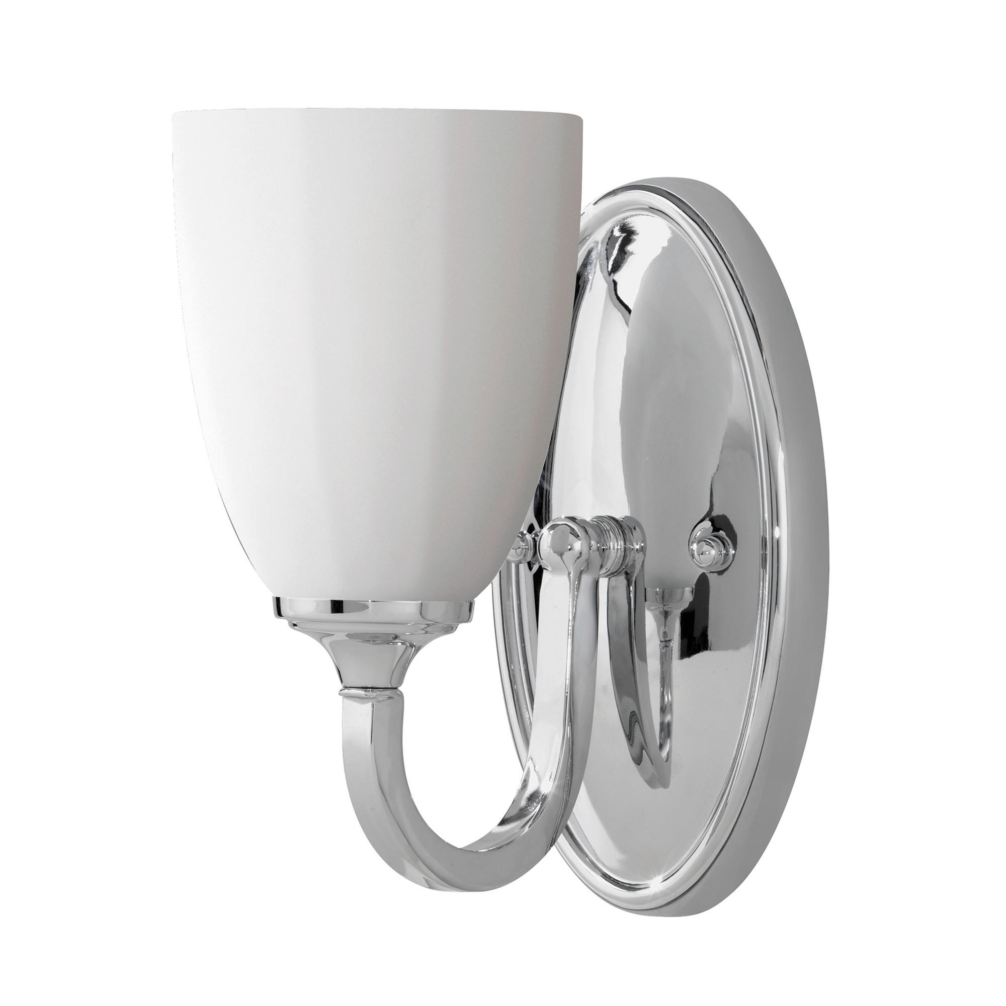 BADEZIMMER-WANDLEUCHTE Elstead Perry 11,7/17,8/22,2 cm   - Chromfarben, KONVENTIONELL, Glas/Metall (11,7/17,8/22,2cm) - Elstead Lighting