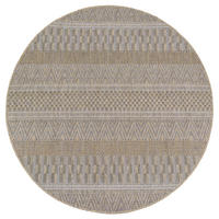 TEPIH ZA UNUTAR./VANJ. UPORAB  120/120 cm  bež  Melissa  - bež, Konvencionalno, tekstil (120/120cm)