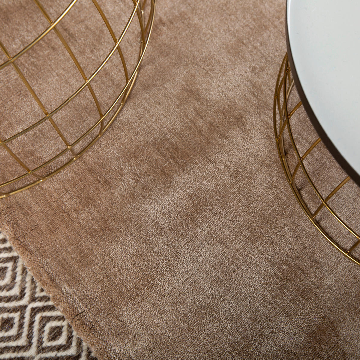 WEBTEPPICH 120/170 cm My Breeze of Obsession Taupe  - Taupe, KONVENTIONELL, Textil (120/170cm) - Obsession