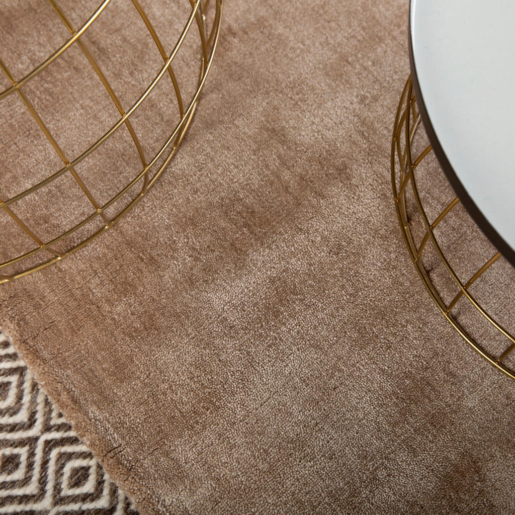 Thumbnail - Obsession Webteppich, Taupe, Textil, meliert, rechteckig, 80x150 cm, für Fußbodenheizung geeignet, Teppiche & Böden, Tep...