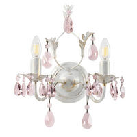 WANDLEUCHTE 30/20 cm   - Weiß, KONVENTIONELL, Metall (30/20cm)