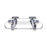 KERZENHALTER - Silberfarben, LIFESTYLE, Metall (35/8cm) - X-Mas