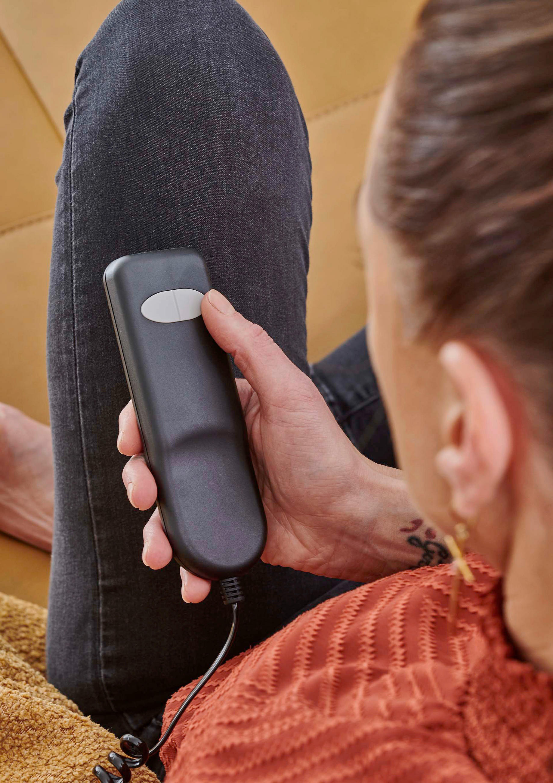 Thumbnail - Dieter Knoll Ecksofa Latina Plus, Currygelb, Leder, Echtleder, Rindleder, 3-Sitzer, Ottomane links, L-Form, 334x175 cm, ...