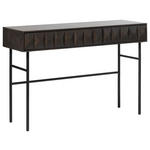 KONSOLENTISCH in Holz, Holzwerkstoff 117/39/75 cm    - Dunkelbraun/Schwarz, MODERN, Holz/Holzwerkstoff (117/39/75cm) - Novel