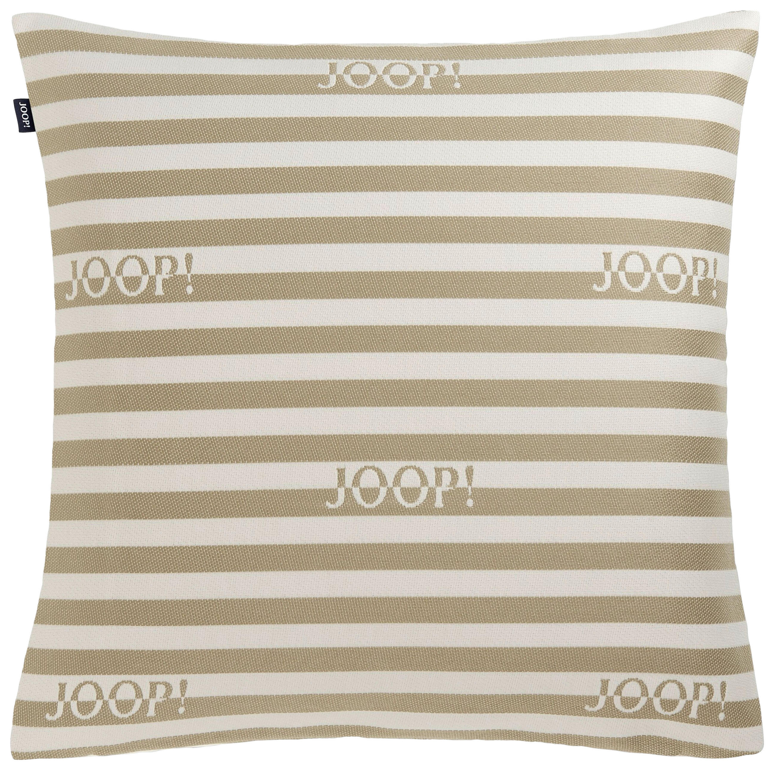 OUTDOOR-KISSEN  - Sandfarben/Weiß, Design, Textil (50/50cm) - Joop!