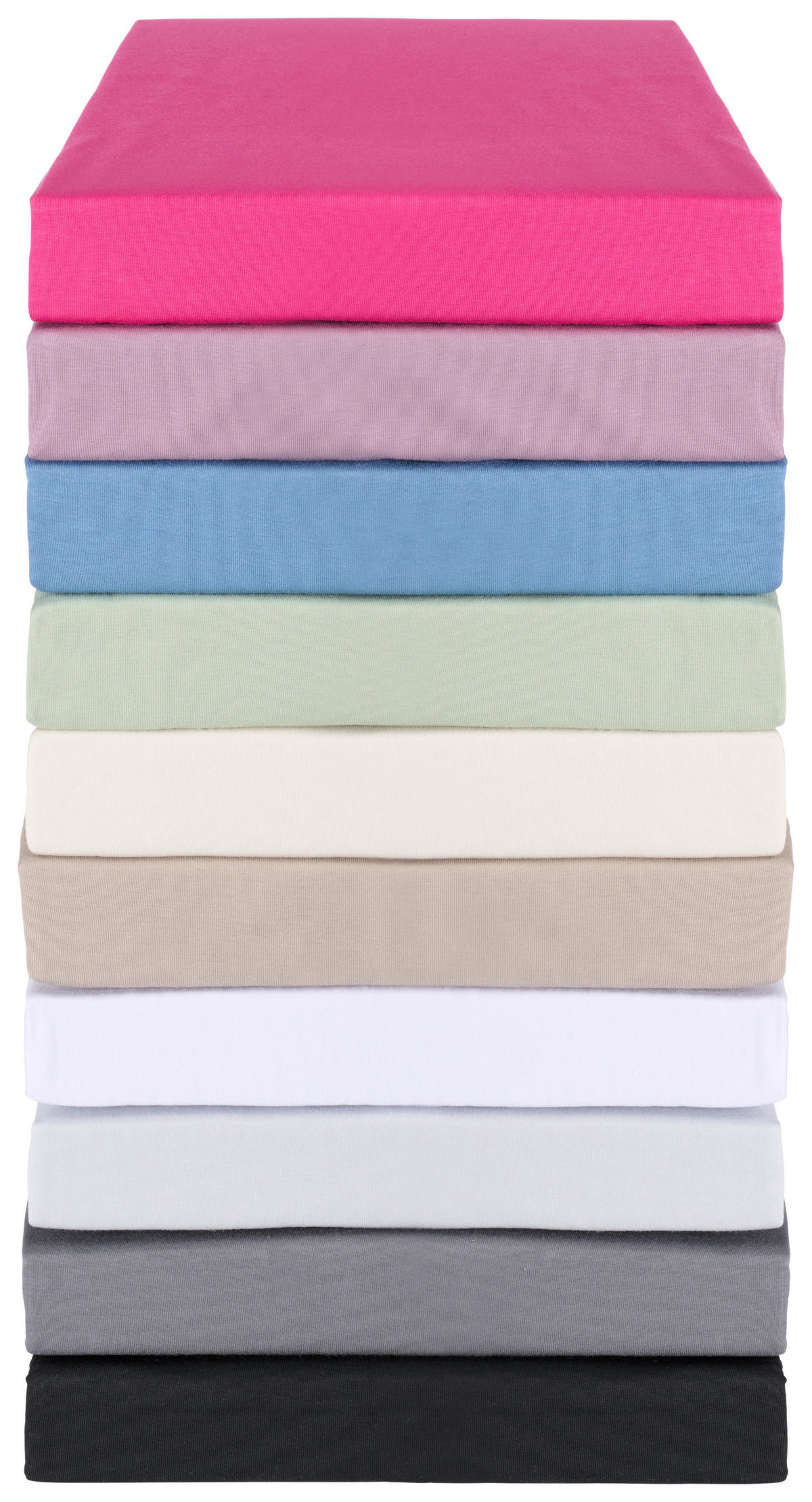 BOXSPRING-SPANNLEINTUCH 90/220 cm Jersey  - Taupe, KONVENTIONELL, Textil (90/220cm) - Novel