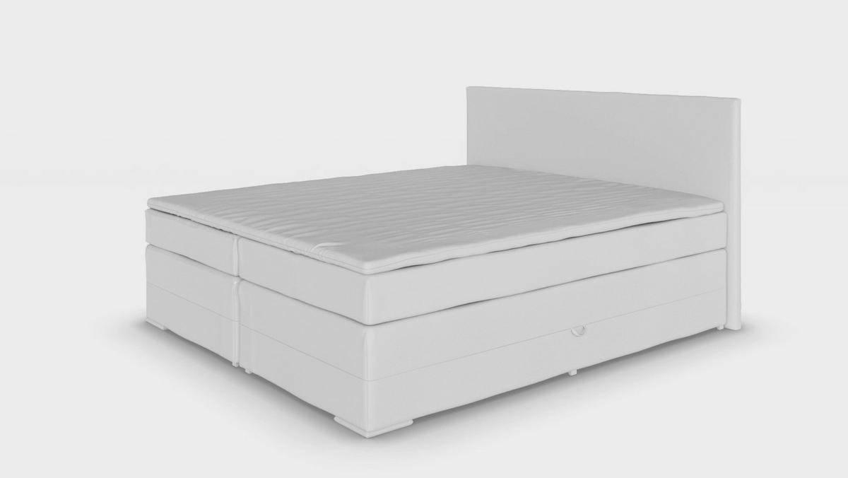 BOXSPRINGBETT 180/200 cm  in Blau  - Blau/Schwarz, Konventionell, Kunststoff/Textil (180/200cm) - Carryhome