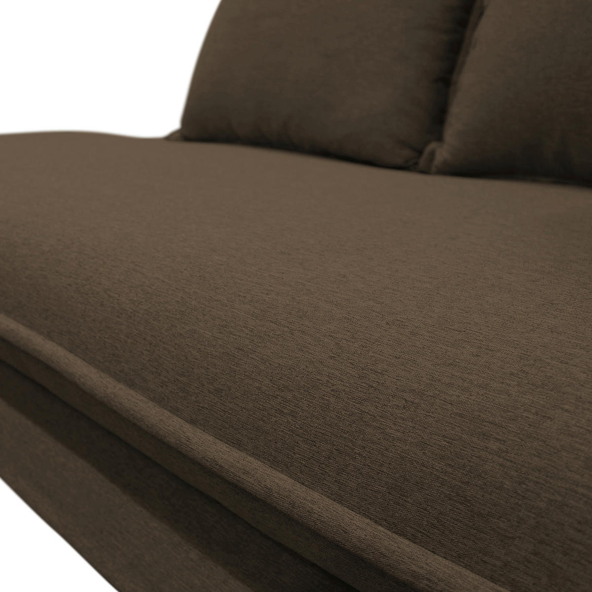 LIEGE Flachgewebe Braun  - Silberfarben/Braun, Design, Kunststoff/Textil (224/84/99/107cm) - MID.YOU