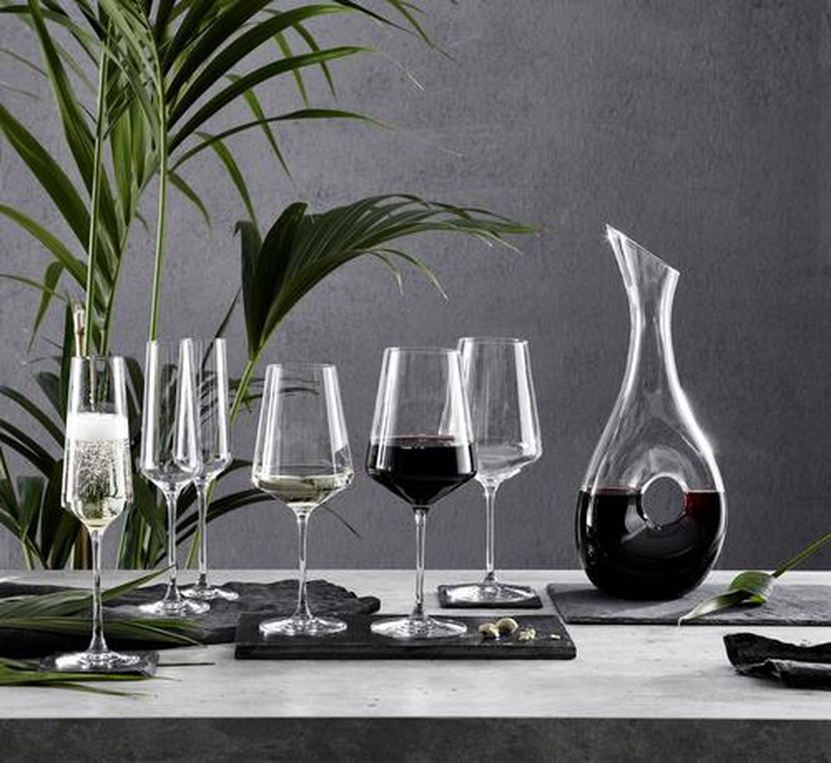GLÄSERSET Puccini  18-teilig  - Klar, Basics, Glas (57,3/26,9/32,9cm) - Leonardo