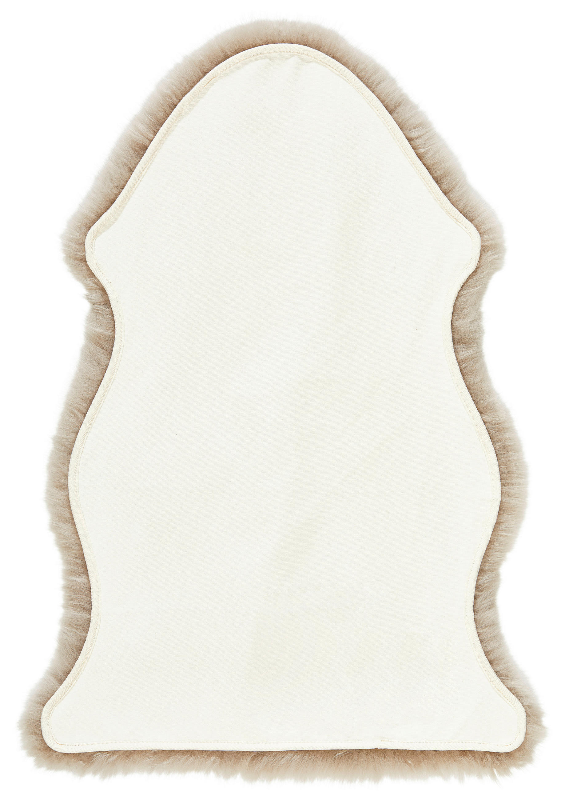 Thumbnail - Linea Natura Schaffell, Fell, Schaf, Tierform, 50x80 cm, Bsci, platzsparend, leicht zusammenrollbar, Teppiche & Böden, T...