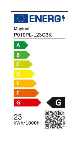 PENDELLEUCHTE Pendant 91/3,5/8 cm   - Goldfarben, Trend, Metall (91/3,5/8cm) - MAYTONI