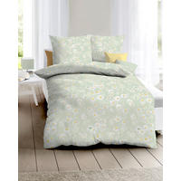 POSTELJNINA Gänseblümchen 140/200 cm mečkanka zelena  - zelena, Konvencionalno, tekstil (140/200cm) - Kaeppel