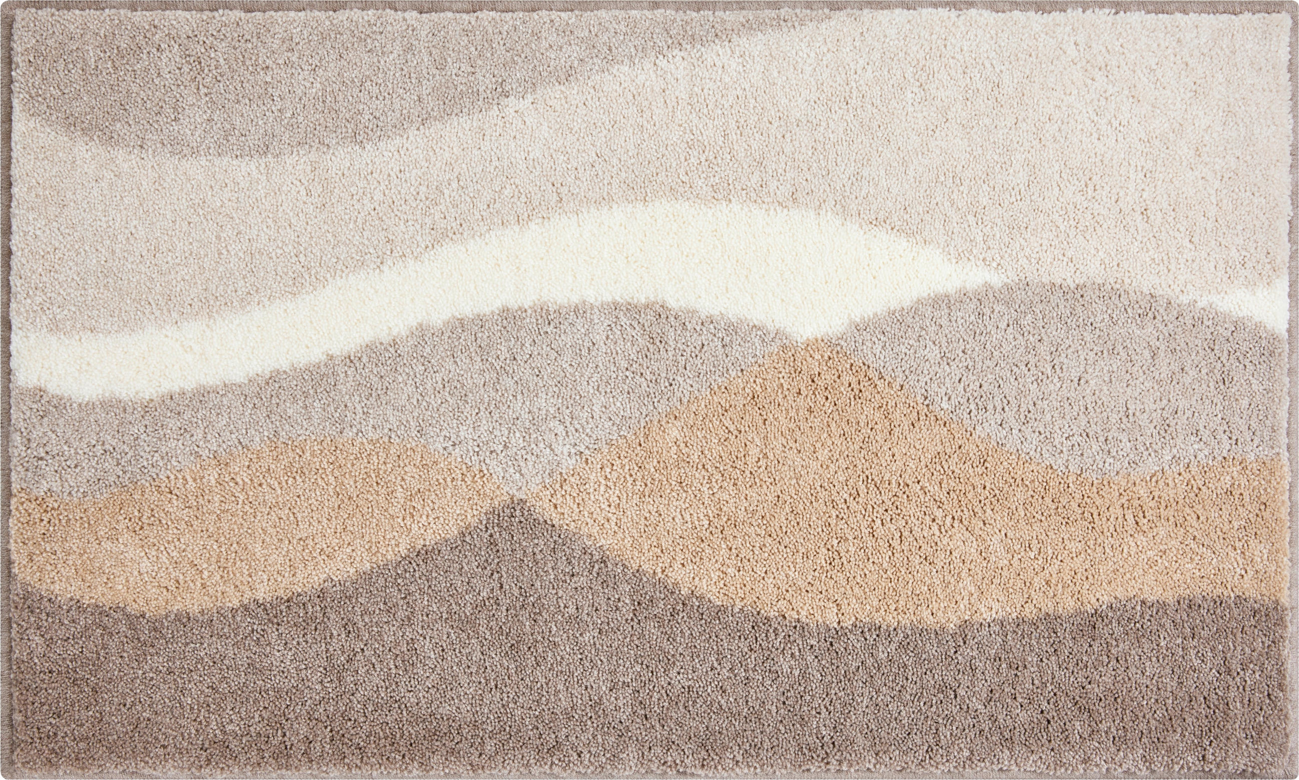 Grund Badteppich Hills Taupe 60x100 cm