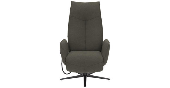 RELAXSESSEL in Textil Graubraun  - Anthrazit/Graubraun, Design, Textil/Metall (71/114/84cm) - Johann Jakob
