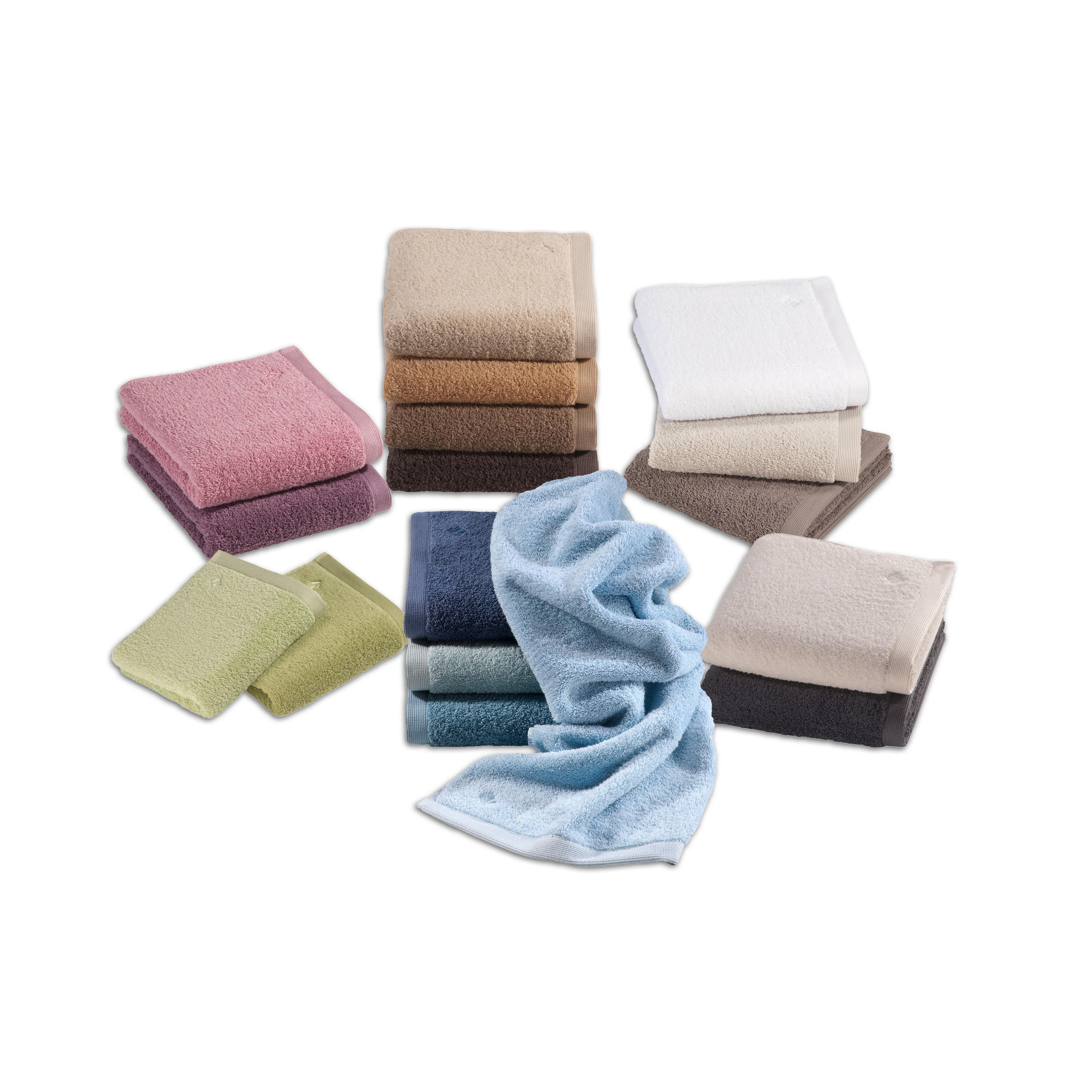 DUSCHTUCH High Line 67/140 cm - Grau, Basics, Textil (67/140cm) - Vossen