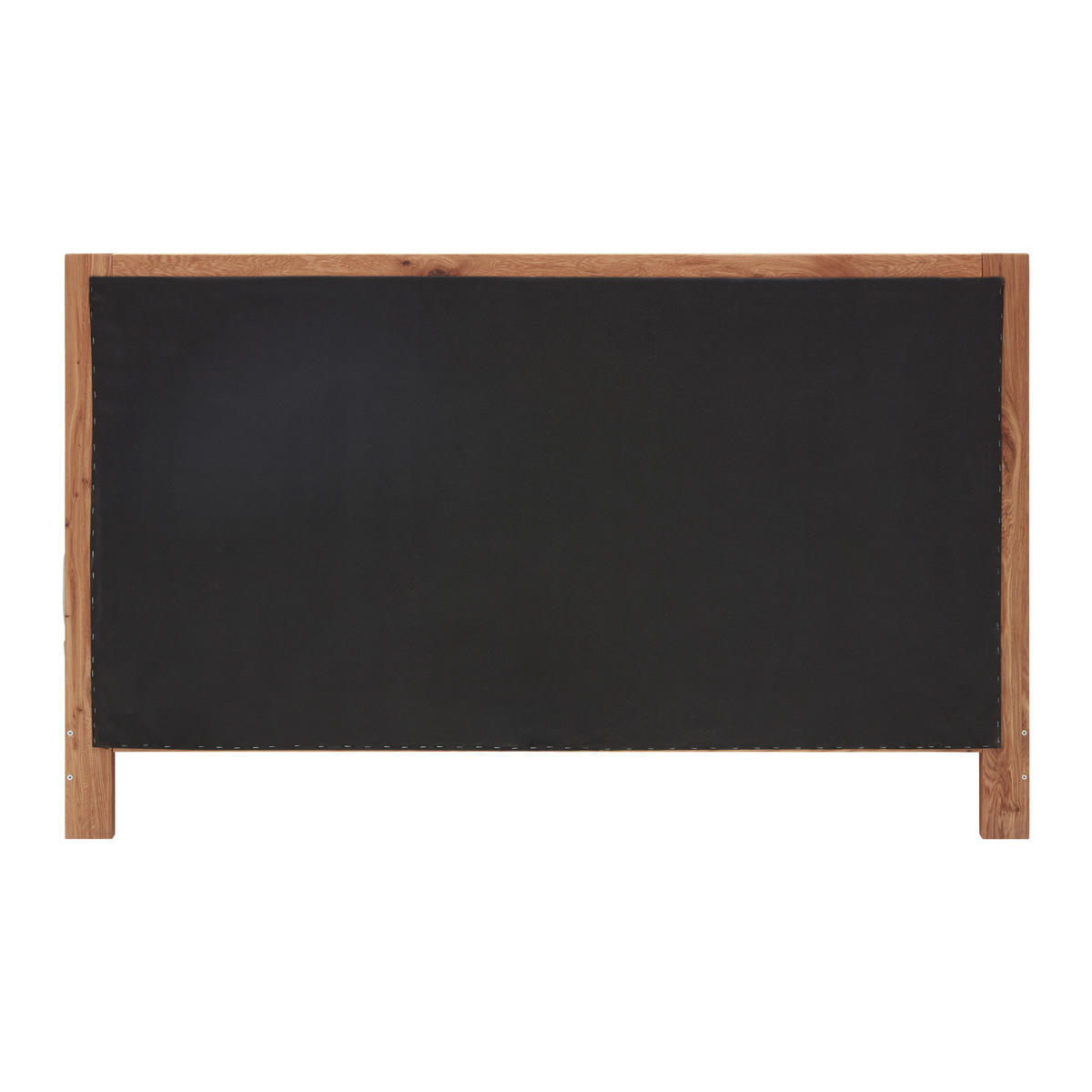 Boxspring, 160/200 cm, gri - bej/culoare lemn stejar, Konventionell, lemn/textil (160/200cm) - Valnatura