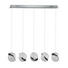 LED-HÄNGELEUCHTE - Klar, KONVENTIONELL, Kunststoff/Metall (85/11/120cm) - Ambiente LED-HÄNGELEUCHTE - Klar, KONVENTIONELL, Kunststoff/Metall (85/11/120cm) - Ambiente