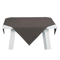 TISCHDECKE One 90/90 cm  - Schieferfarben, Basics, Textil (90/90cm) - Pichler