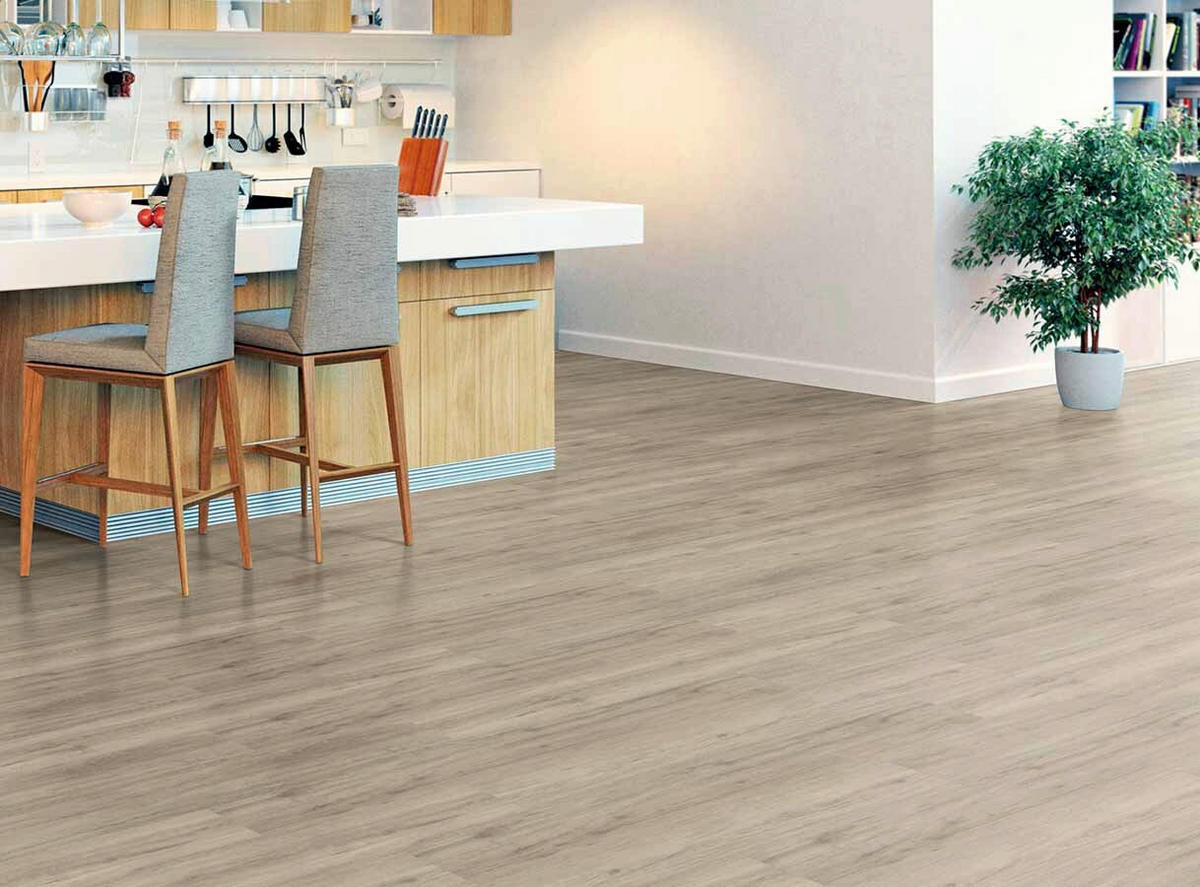 DESIGNBODEN X-Large  per  m² - Eichefarben, Basics, Kunststoff (151/22/0.75cm)