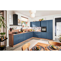 EINBAUKÜCHE  - Blau, LIFESTYLE, Holzwerkstoff - Celina