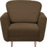 SESSEL Braun, Orange - Buchefarben/Schwarz, Design, Holz/Kunststoff (95/90/93cm) - HOM`IN