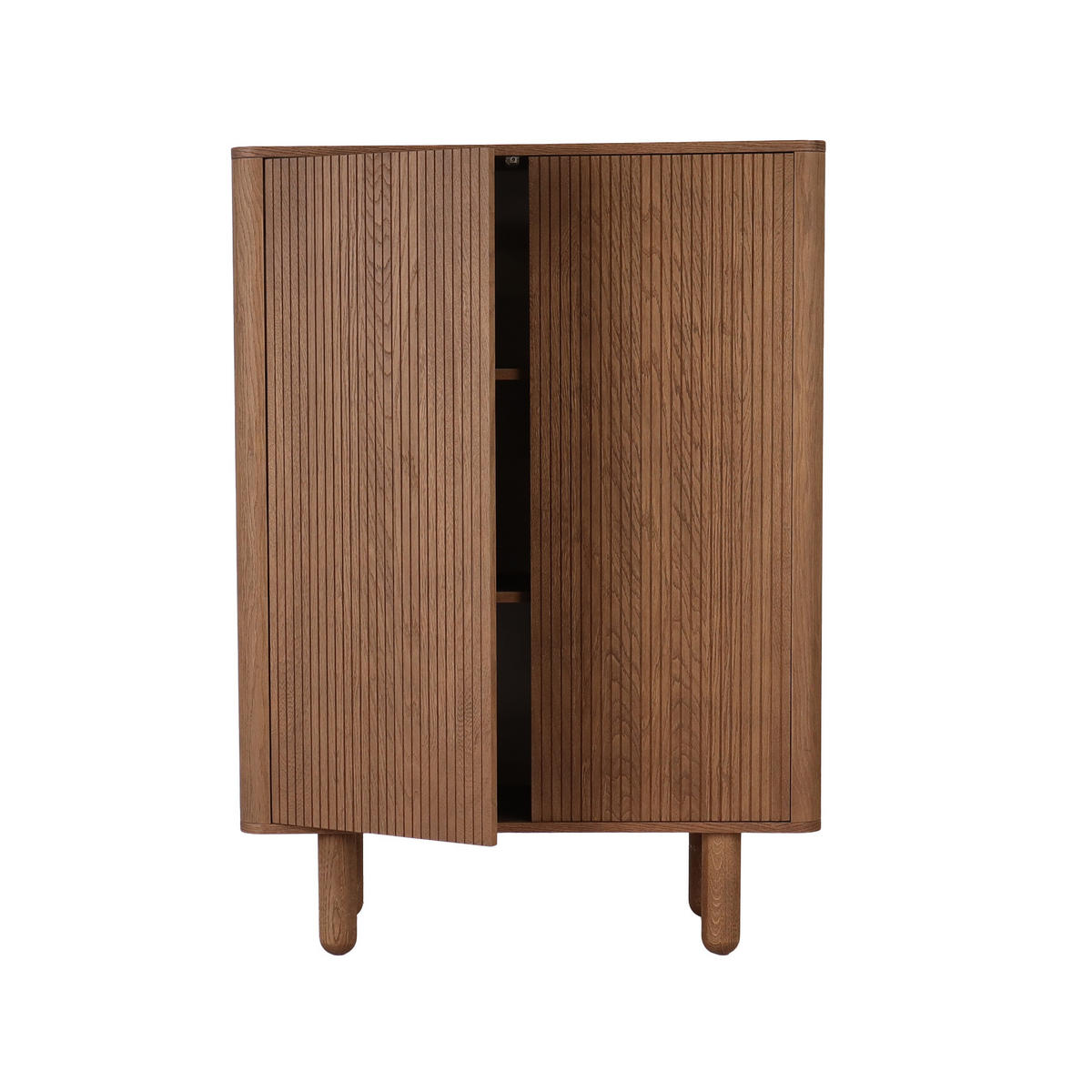 HÖG BYRÅ  i 90/125/38 cm  - mörkbrun, Klassisk, trä (90/125/38cm) - Niels Andersson