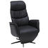 RELAXSESSEL in Leder Schwarz - Schwarz, Design, Leder/Metall (77/114/86cm) - Welnova RELAXSESSEL in Leder Schwarz - Schwarz, Design, Leder/Metall (77/114/86cm) - Welnova