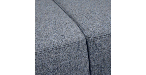 BOXSPRINGSOFA Blau, Grau  - Blau/Grau, Design, Holz/Textil (203/97/107cm) - Dieter Knoll