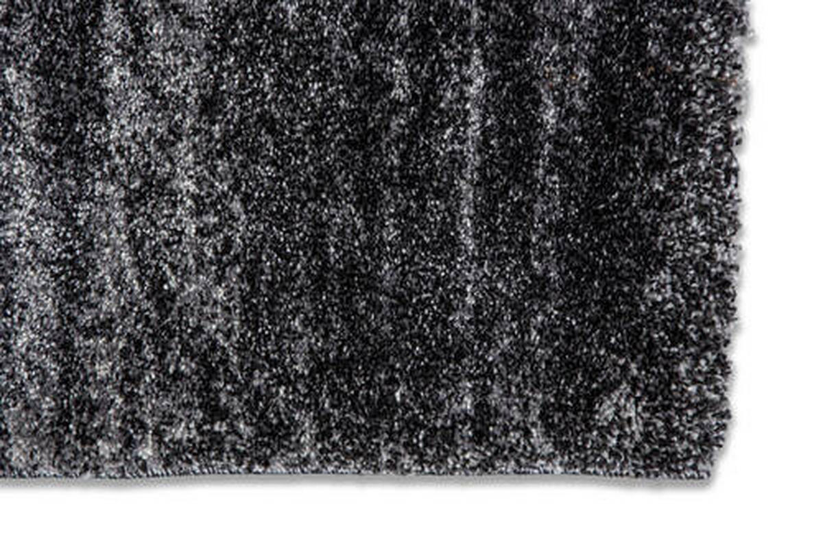 WEBTEPPICH 67/130 cm Savona Anthrazit, Grau  - Anthrazit/Grau, Design, Kunststoff/Textil (67/130cm) - Novel