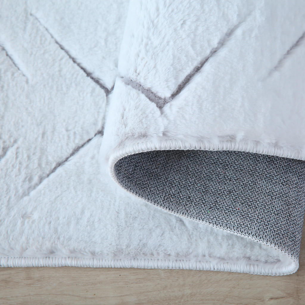 Thumbnail - Novel Flachwebeteppich Vision, Silber, Textil, Struktur, rechteckig, 140x200 cm, Oeko-Tex® Standard 100, pflegeleicht, T...